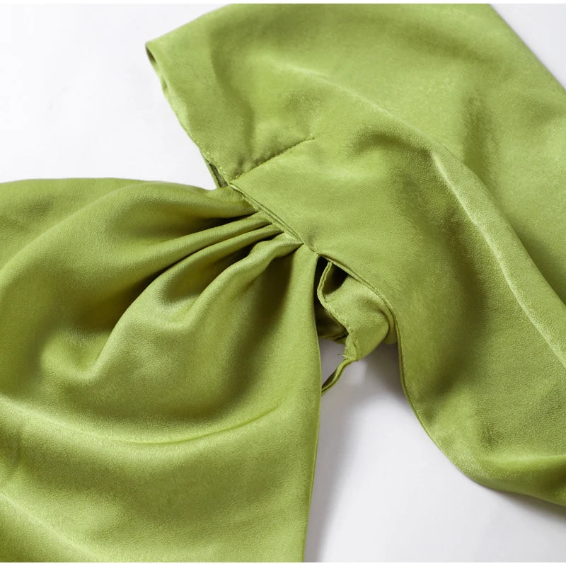 Vestido Halter Elegante con Lazo - Espalda Descubierta