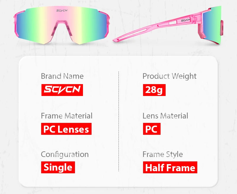 Gafas de Sol Deportivas SCVCN - Ciclismo Outdoor UV400 Unisex