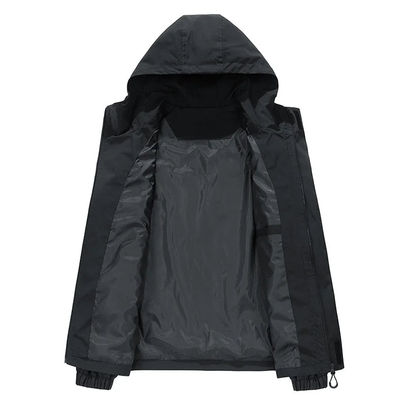Chaqueta Cortavientos Impermeable - Tallas Grandes hasta 8XL Hombre