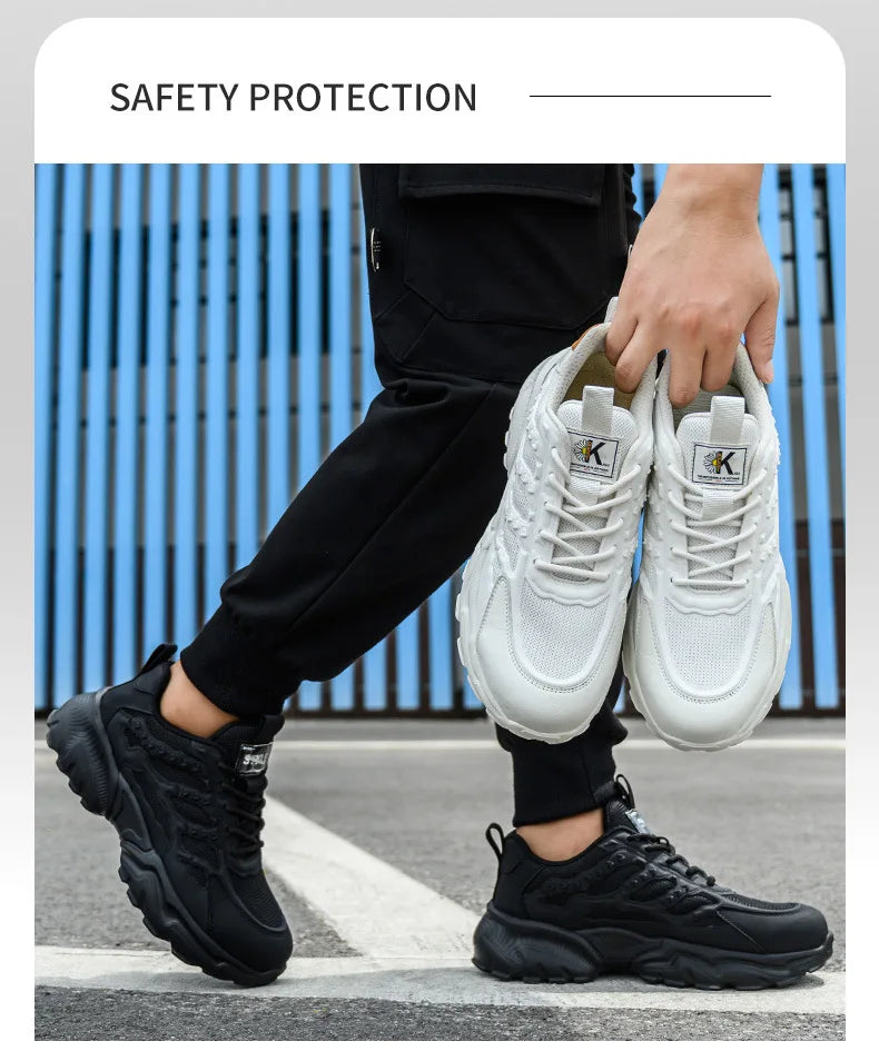 Zapatillas Seguridad Puntera Acero - Calzado Laboral Antipinchazos Unisex