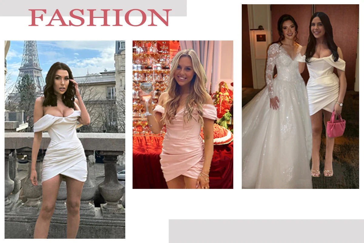 Vestido de Fiesta Elegante con Encaje - Manga Larga