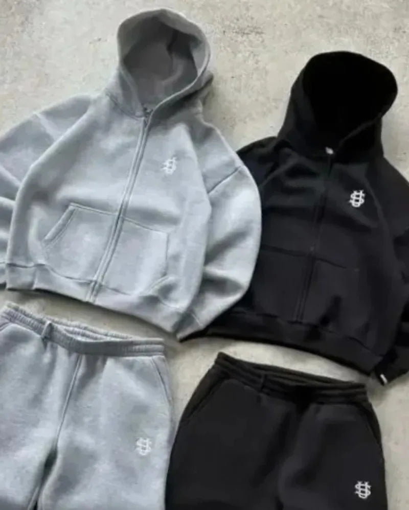 Chaqueta Acolchada Logo Dólar - 50% OFF - Estilo Streetwear Hombre