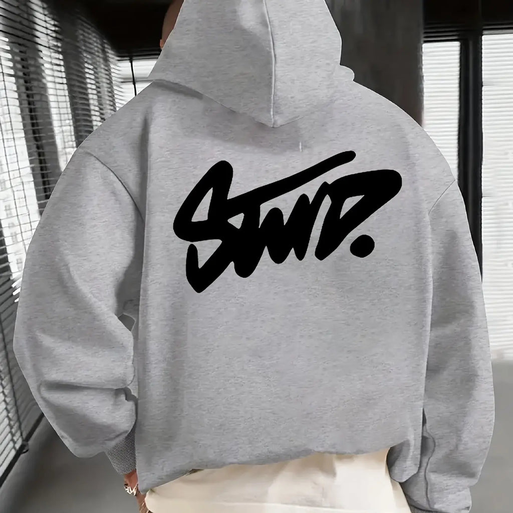 Sudadera con Capucha Y2K Trendy - Manga Larga Casual Hombre