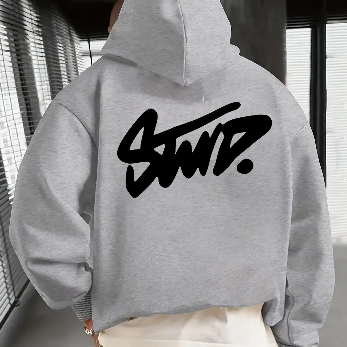 Sudadera con Capucha Y2K Trendy - Manga Larga Casual Hombre