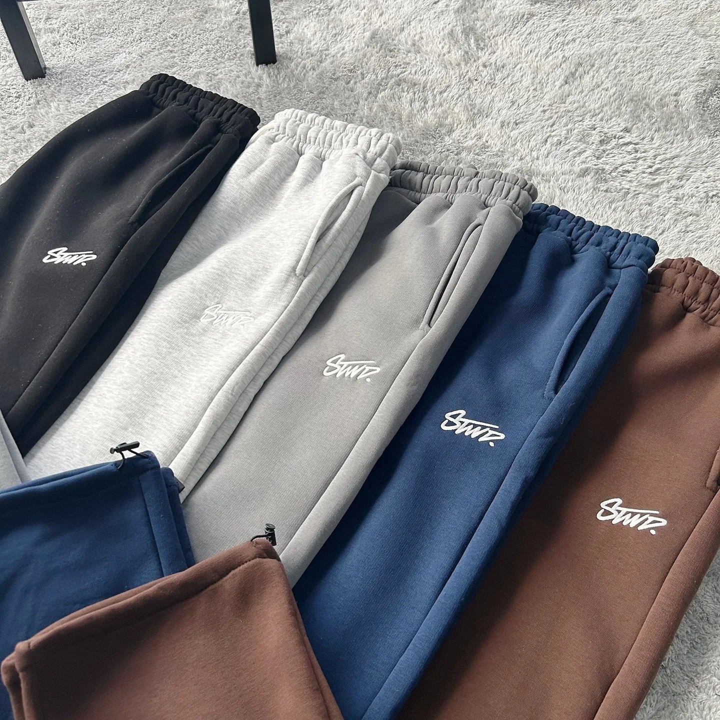 Pantalones Retro Harajuku Pierna Recta - Estilo Americano Casual Hombre