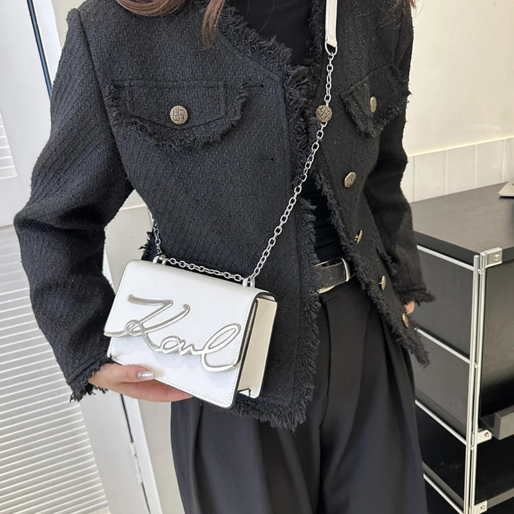 Bolso de Mano Francés Elegante con Hebilla - Estilo Minimalista 2025