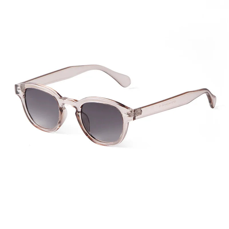 Gafas de Sol Vintage Shell Redondas - Diseño Retro Remaches UV400