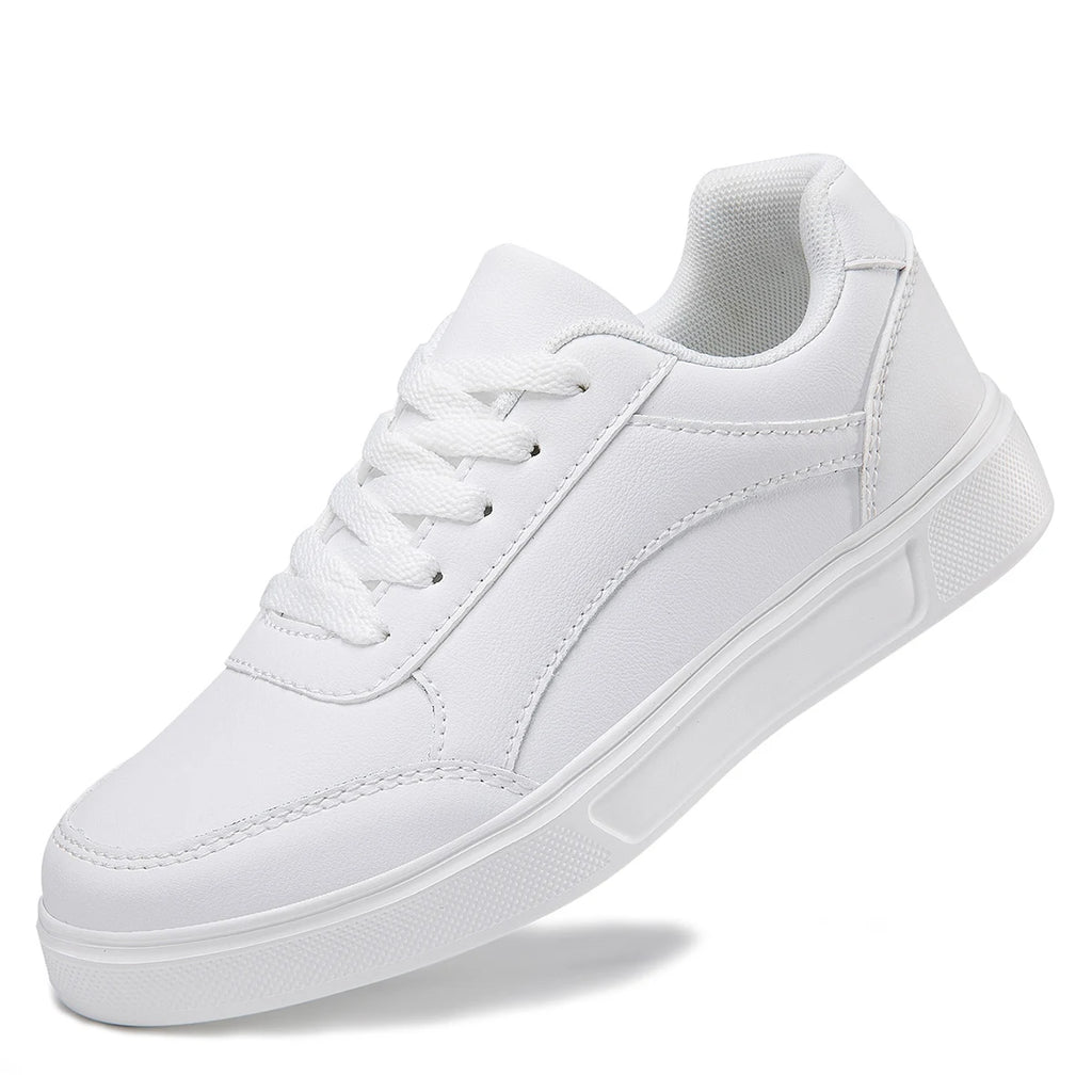 Zapatillas Baasploa Cuero Plataforma - Sneakers Casuales Antideslizantes Mujer