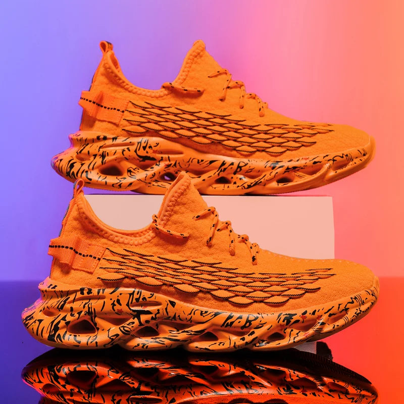 Sneakers Luxury Hombre Flyknit - Zapatillas Casuales Transpirables Multicolor
