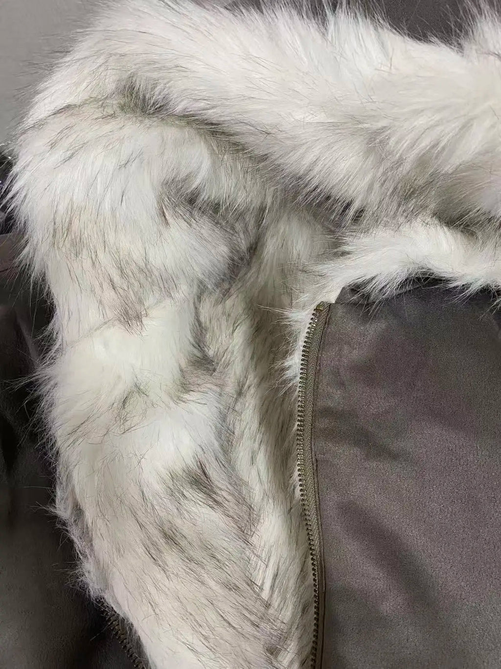 Abrigo Retro Fur Gothic Harajuku - Oversized Invierno Mujer