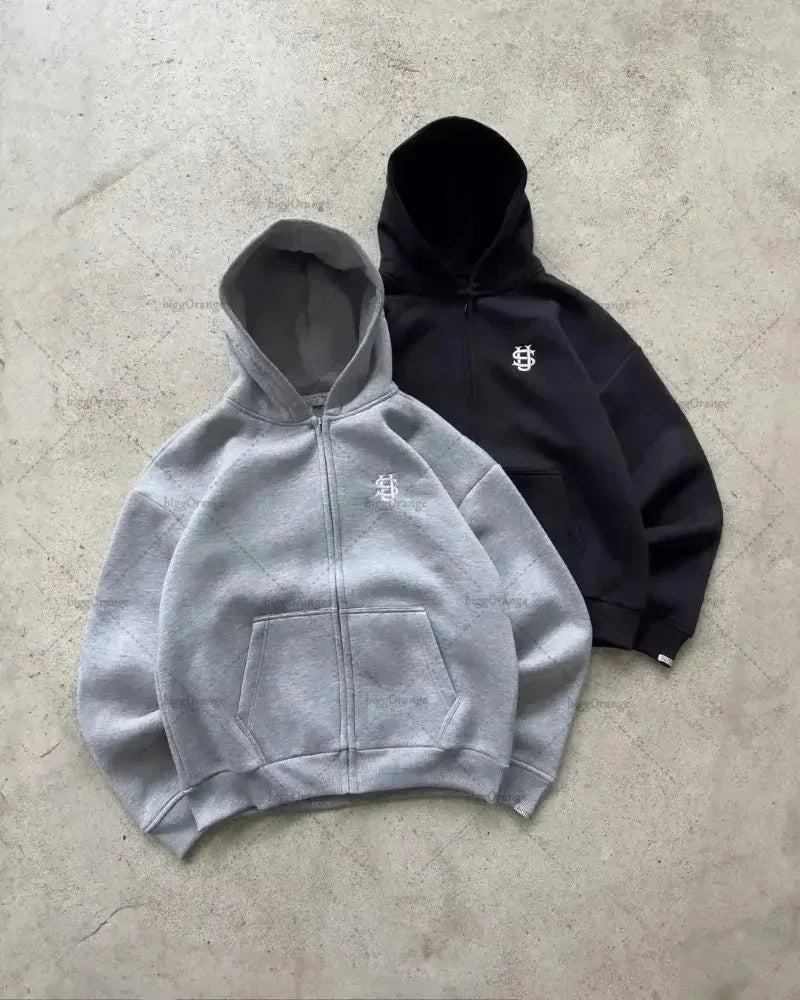 Chaqueta Acolchada Logo Dólar - 50% OFF - Estilo Streetwear Hombre