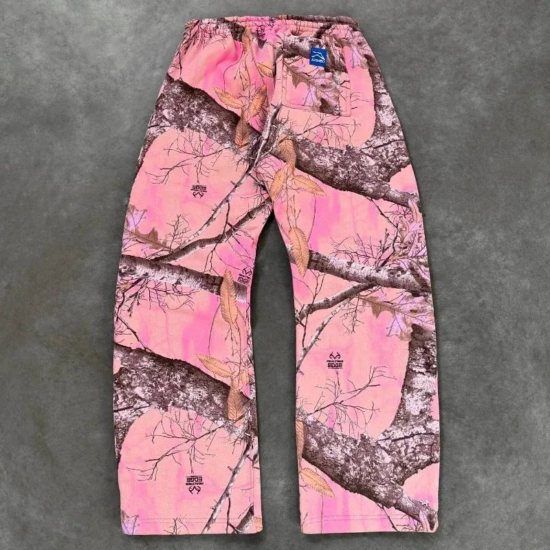 Pantalones Deportivos Camuflaje Y2K - Estilo Hip Hop Unisex
