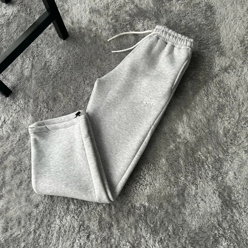 Pantalones Retro Harajuku Pierna Recta - Estilo Americano Casual Hombre