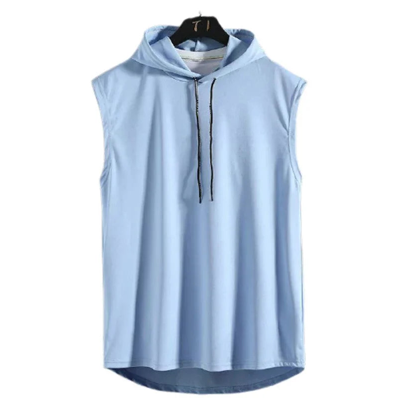 Chaleco Deportivo Sin Mangas con Capucha - Hip Hop Verano Hombre