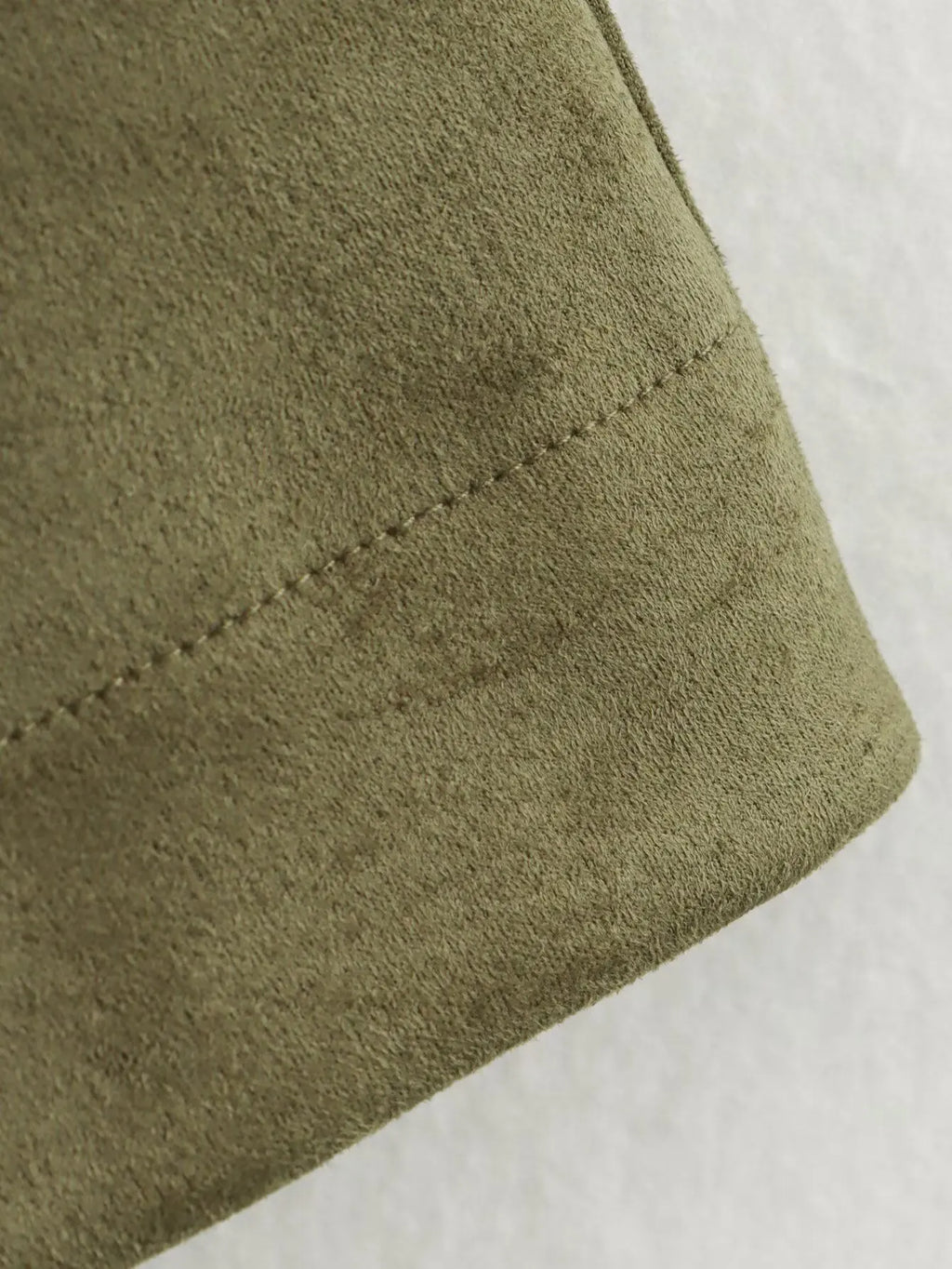 Chaqueta Suede Retro con Cremallera - Estilo Street Fashion Mujer