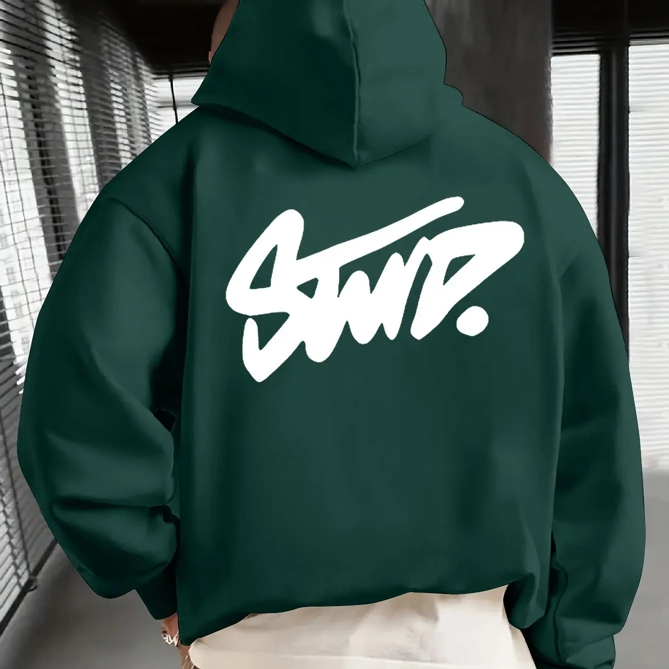 Sudadera con Capucha Y2K Trendy - Manga Larga Casual Hombre