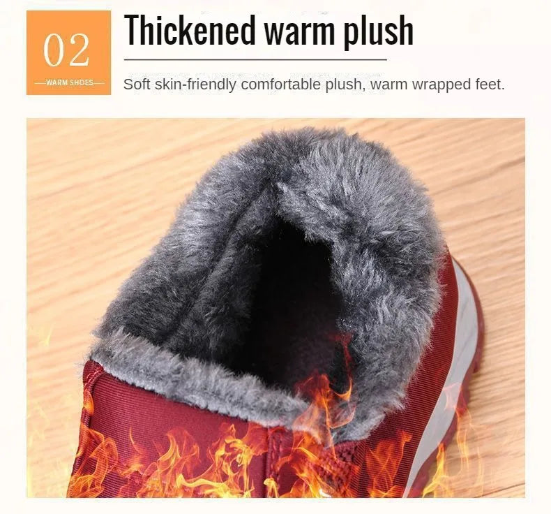 Botines Casuales Invierno Cálidos - Suela Gruesa Resistente Algodón