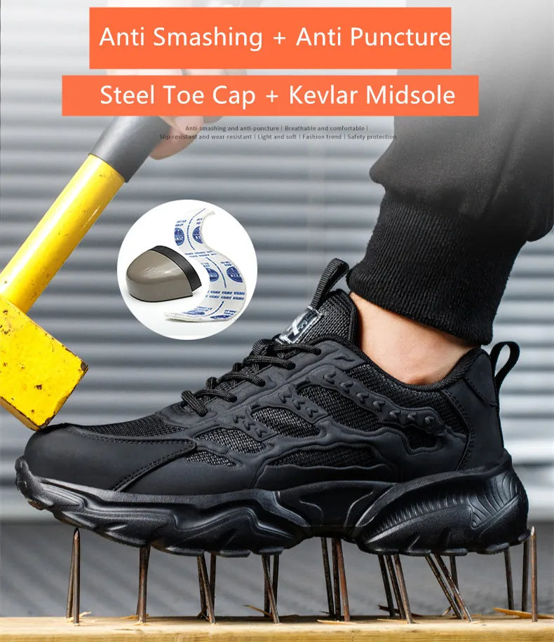Zapatillas Seguridad Puntera Acero - Calzado Laboral Antipinchazos Unisex