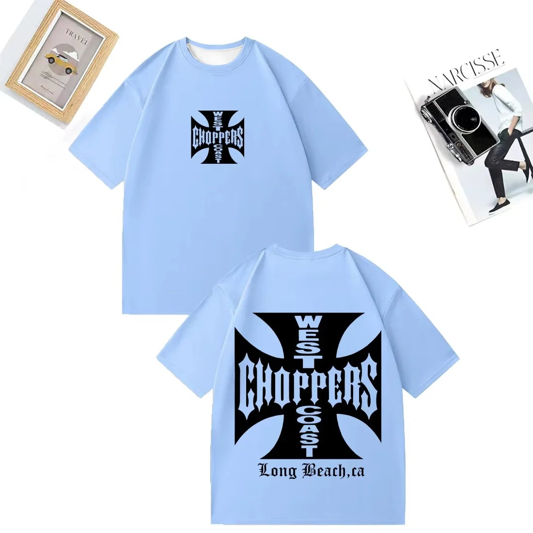 Camiseta Paul Walker West Coast Choppers 3D - Retro Hip Hop Streetwear Hombre