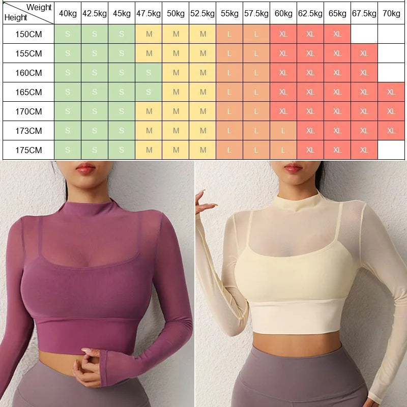 Cloud Rise Red Sports Shirt for Girls Fitness Women Long Sleeve Yoga Blouse Gym Top Running T-Shirt XS Autumn Workout Activewear