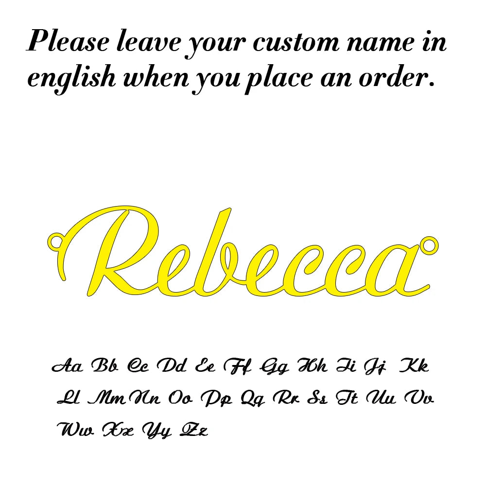 Collar Nombre Personalizado Oro - Cadena Box Joyería Artesanal Regalo Mujer