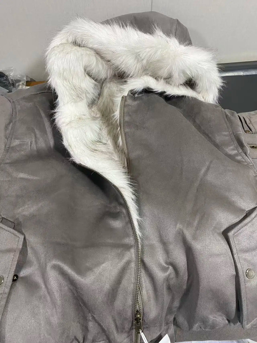 Abrigo Retro Fur Gothic Harajuku - Oversized Invierno Mujer