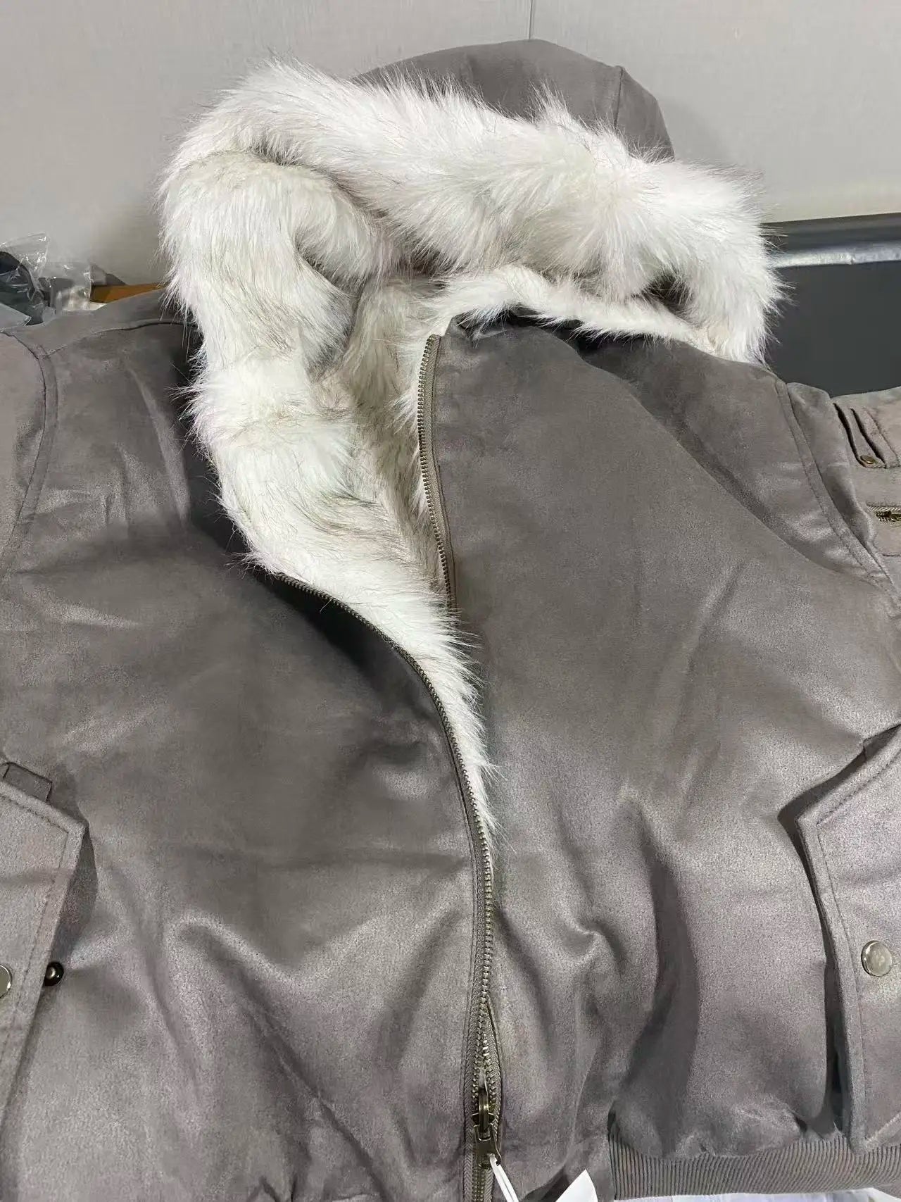 Abrigo Retro Fur Gothic Harajuku - Oversized Invierno Mujer