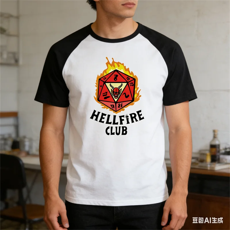 Camiseta 3D Estilo Diablo Salvaje - Estampado Gráfico Manga Corta Casual Unisex