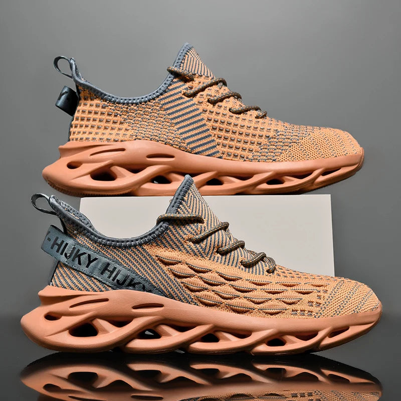 Sneakers Luxury Hombre Flyknit - Zapatillas Casuales Transpirables Multicolor
