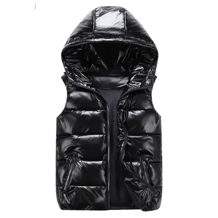 Chaleco Acolchado con Capucha - Diseño Impermeable Unisex