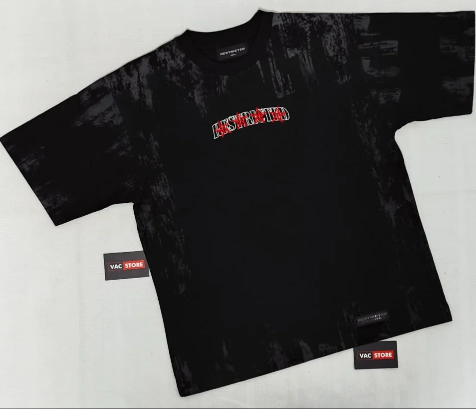 Camiseta Y2K Cyberpunk Gothic con Textura de Espinas - Algodón Puro Streetwear Hombre