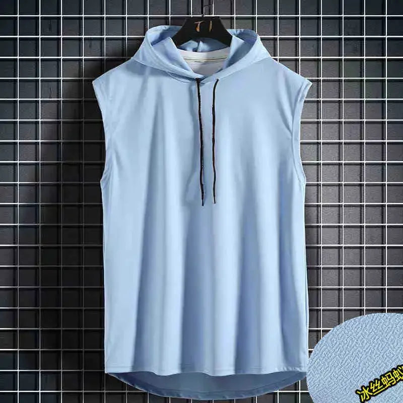 Chaleco Deportivo Sin Mangas con Capucha - Hip Hop Verano Hombre