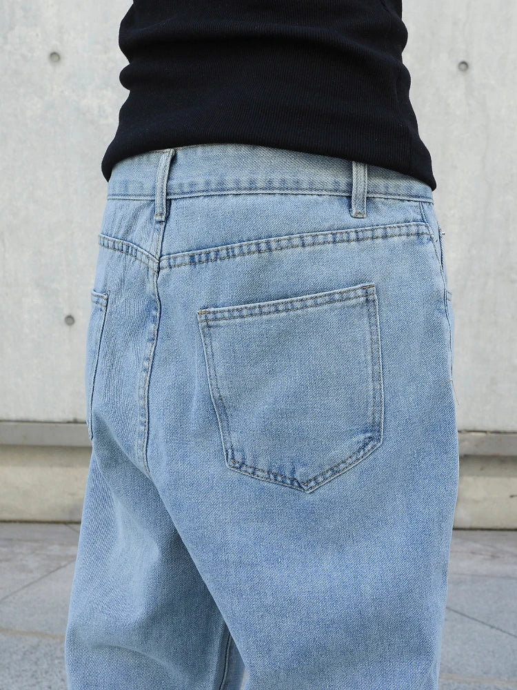 Jeans Baggy Y2K Pierna Ancha - Estilo Streetwear Hombre