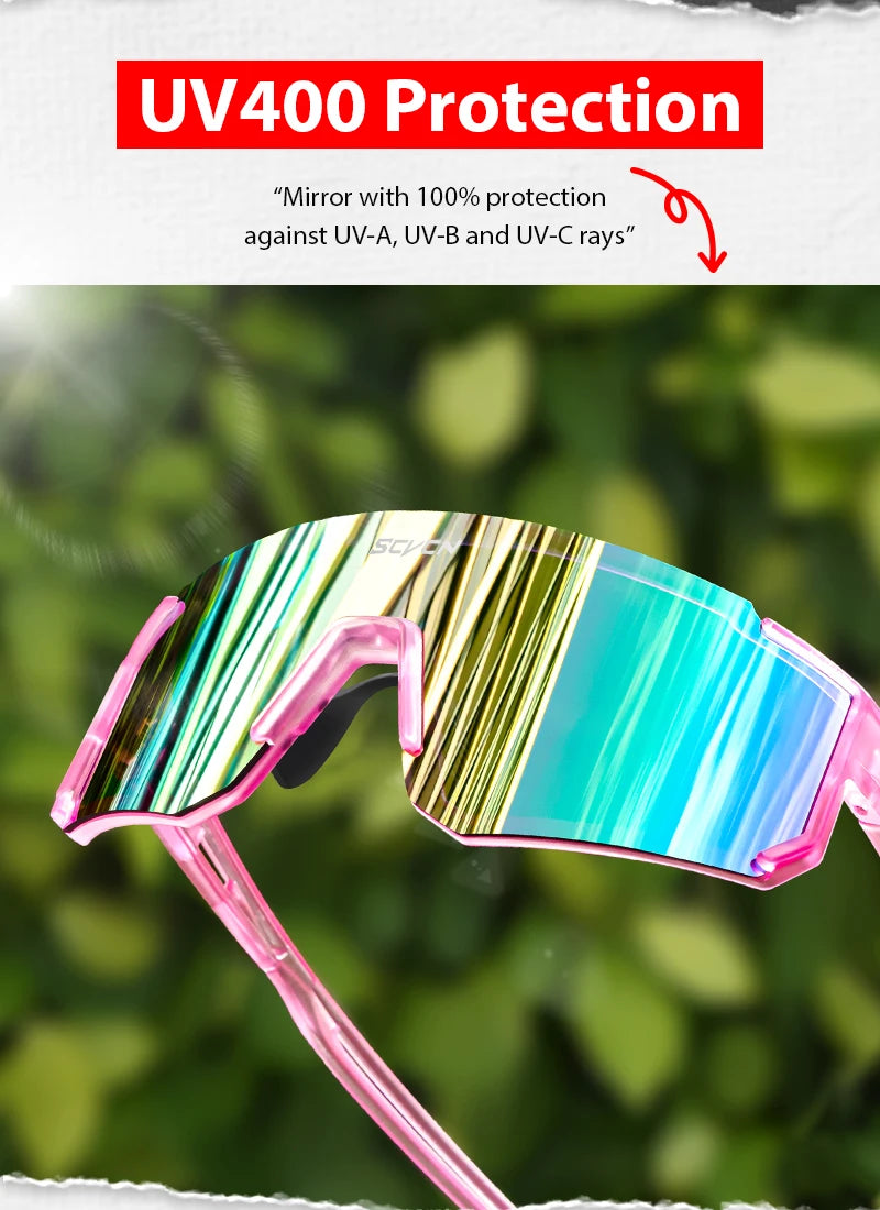 Gafas de Sol Deportivas SCVCN - Ciclismo Outdoor UV400 Unisex