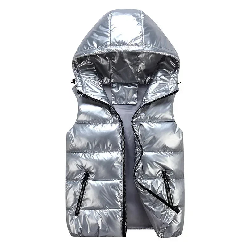 Chaleco Acolchado con Capucha - Diseño Impermeable Unisex
