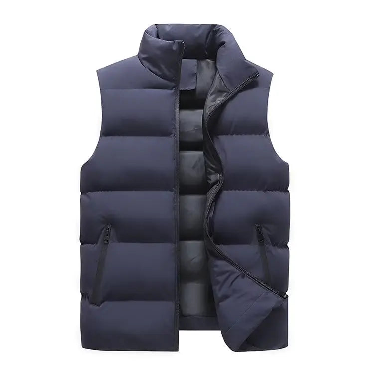 Chaleco Acolchado Minimalista - Estilo Coreano Hombre