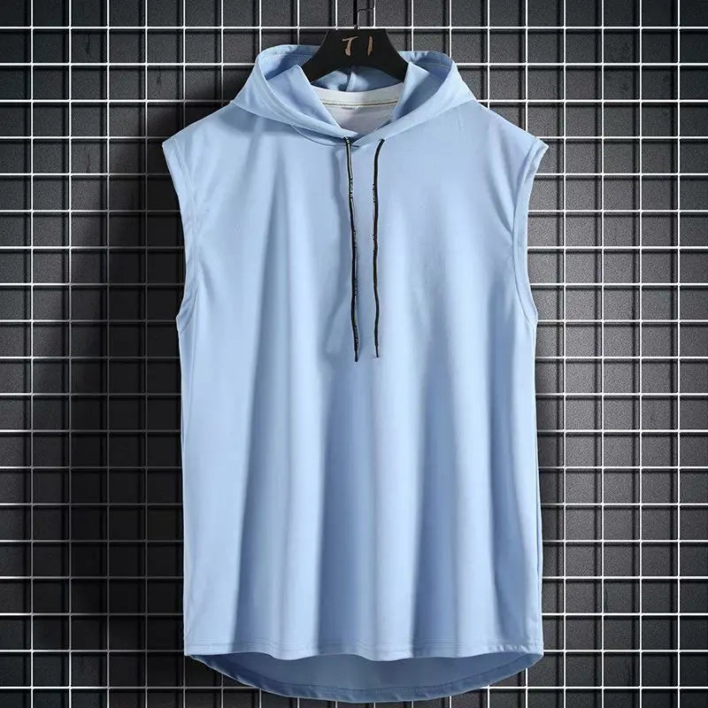 Chaleco Deportivo Sin Mangas con Capucha - Hip Hop Verano Hombre