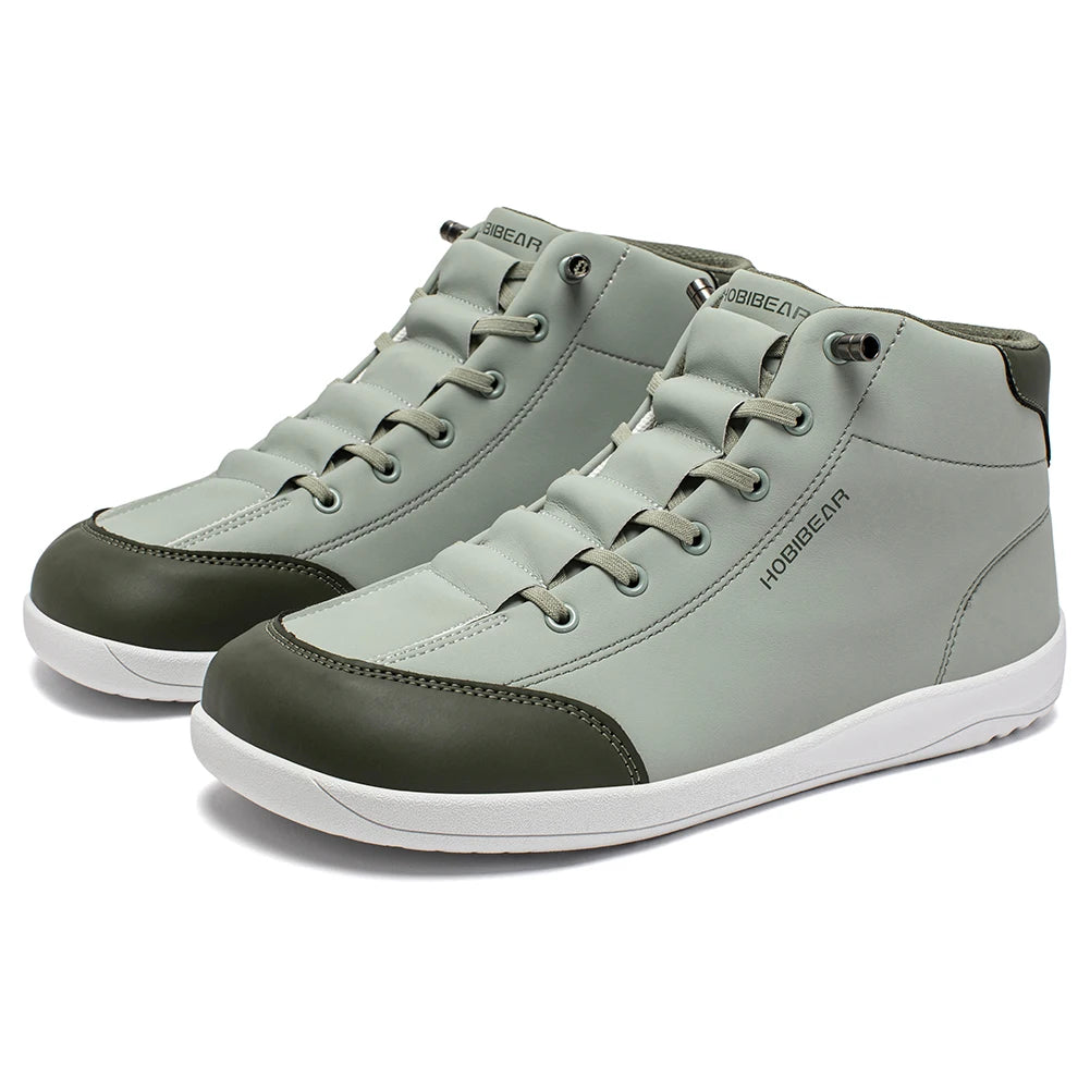 HOBIBEAR Botines Barefoot Mid Top - Puntera Ancha Tobillo Outdoor Unisex