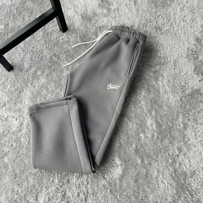 Pantalones Retro Harajuku Pierna Recta - Estilo Americano Casual Hombre