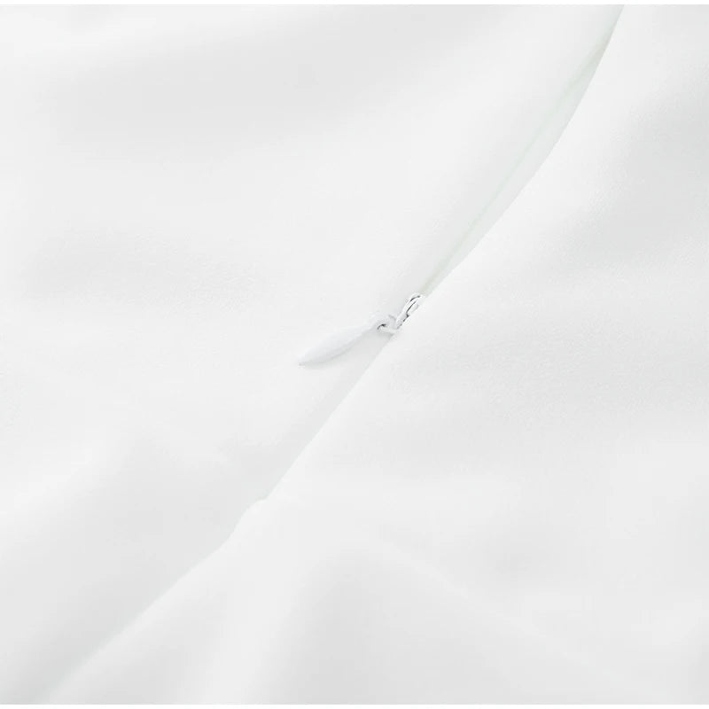 Vestido Largo de Playa con Malla - Sin Tirantes