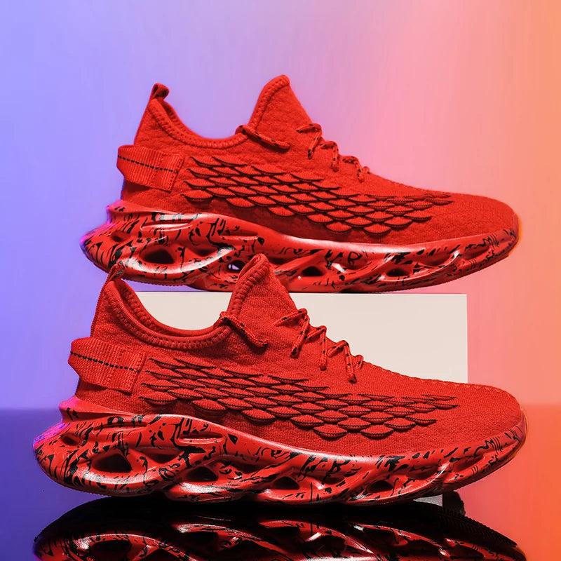 Sneakers Luxury Hombre Flyknit - Zapatillas Casuales Transpirables Multicolor