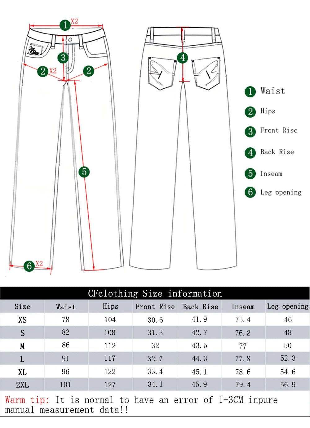 Jeans Baggy Coreano 4 Estaciones - Pierna Ancha High Street Hombre