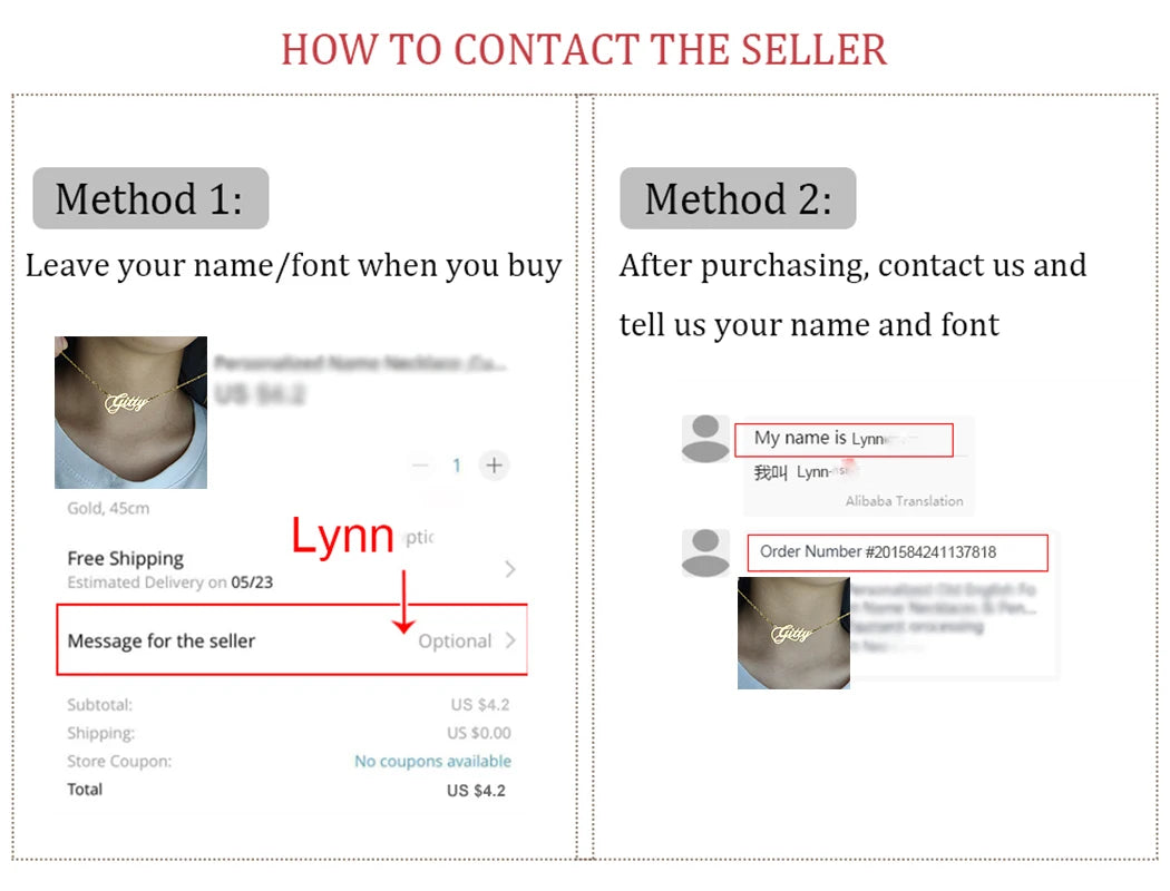 Collar Nombre Personalizado Oro - Cadena Box Joyería Artesanal Regalo Mujer