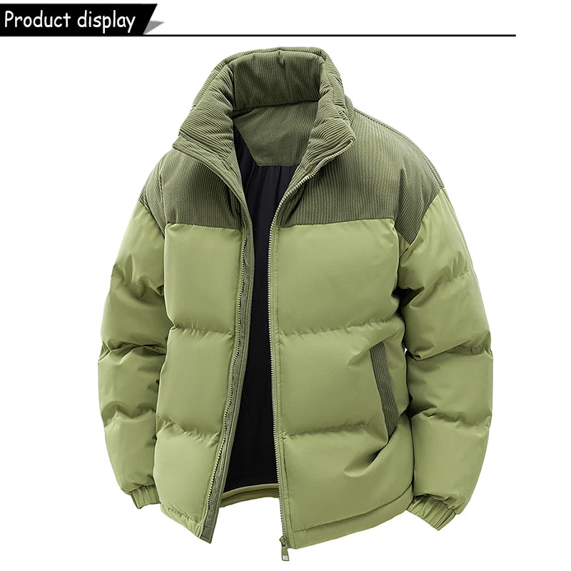 Parka con Capucha Desmontable - Cortavientos Cálida Hombre