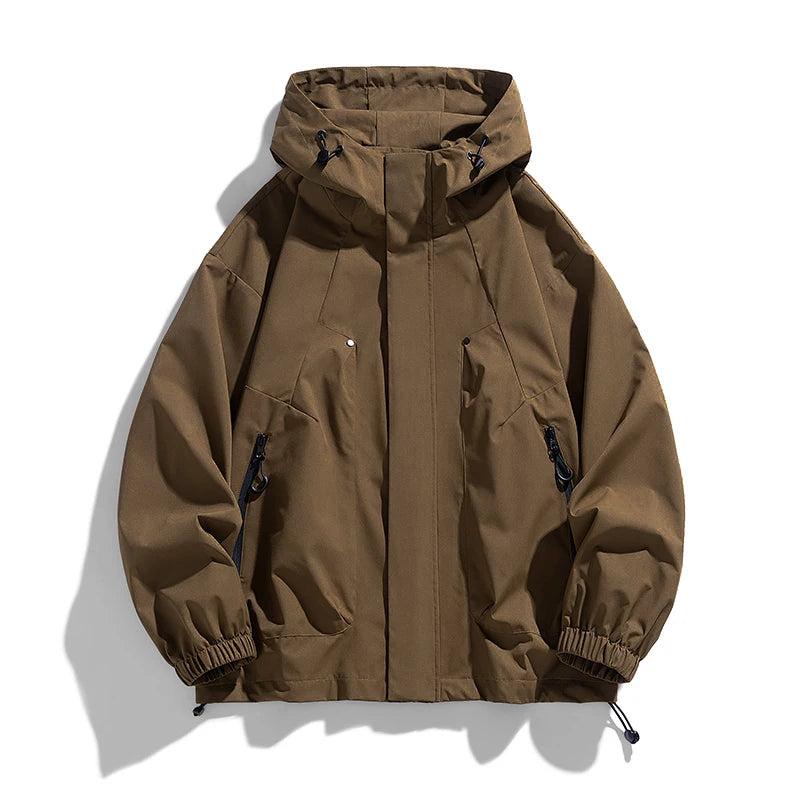 Chaqueta Cortavientos Impermeable - Tallas Grandes hasta 8XL Hombre