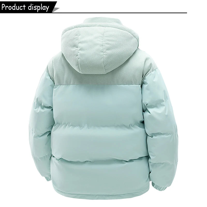 Parka con Capucha Desmontable - Cortavientos Cálida Hombre
