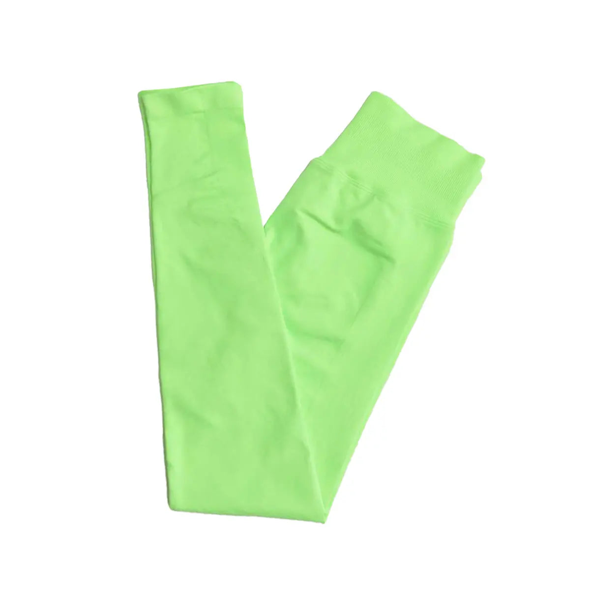 Leggings Deportivos Sin Costuras - Banda Acanalada y Efecto Push-Up