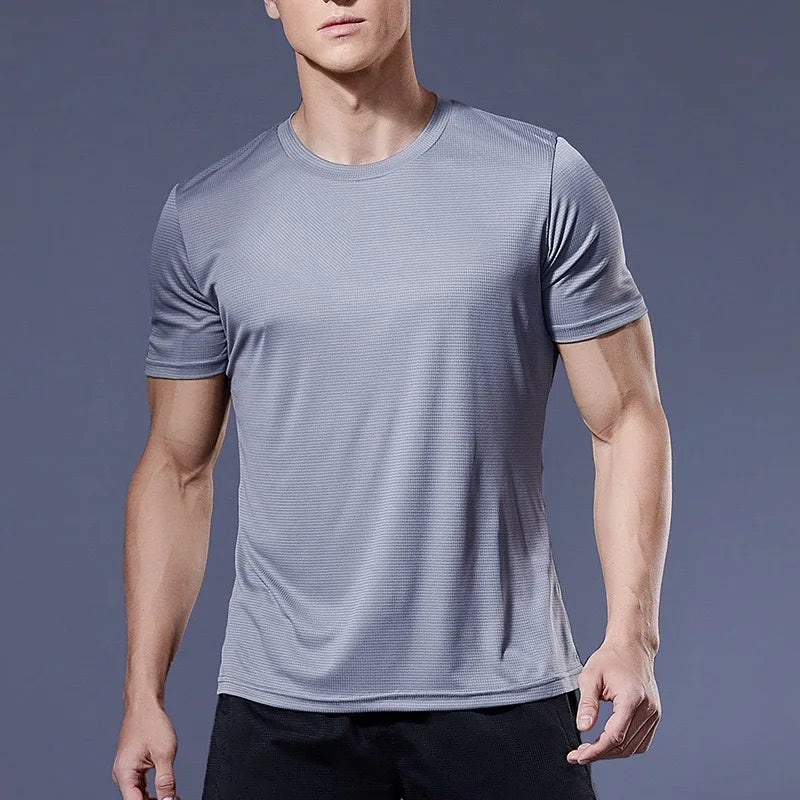 Camiseta Deportiva Secado Rápido - Gym Running Hombre