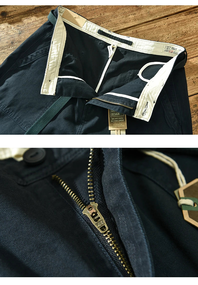 Pantalones Cargo Workwear Retro - Estilo Americano Hombre