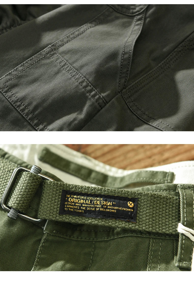 Pantalones Cargo Workwear Retro - Estilo Americano Hombre